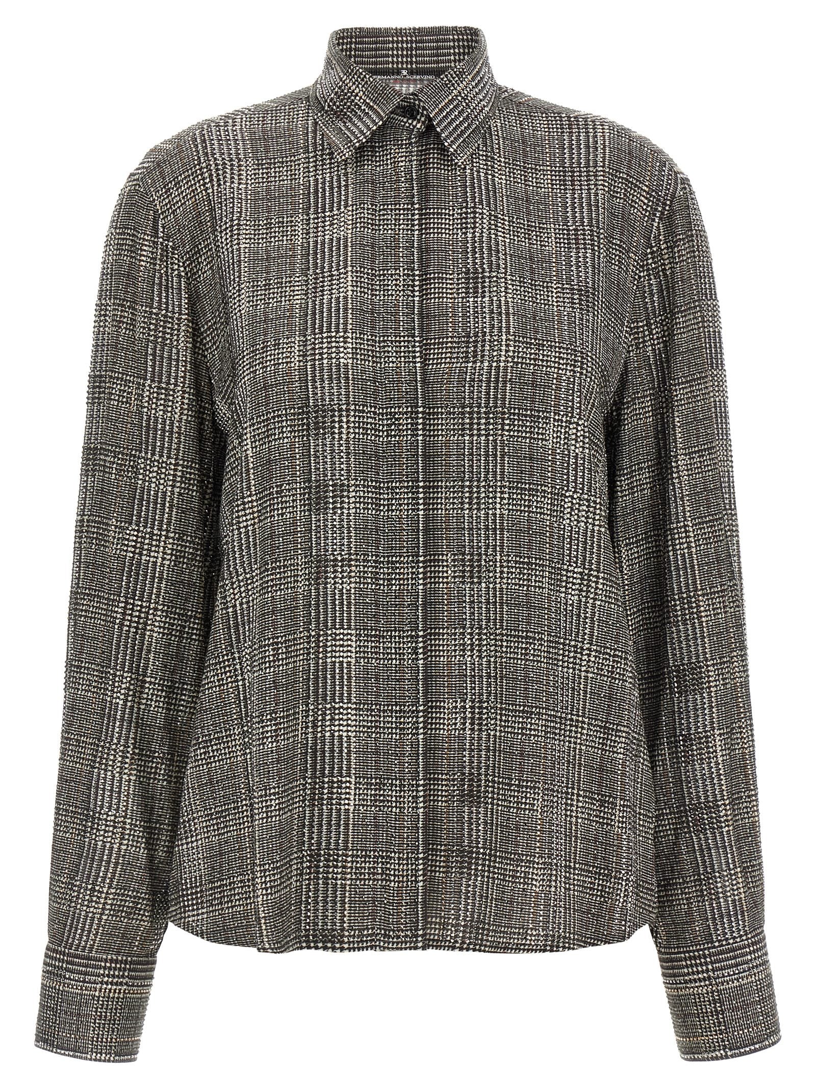 Ermanno Scervino All-over Rhinestone Shirt