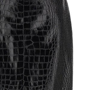 Ermanno Scervino Coconut Print Sheath Skirt With Lace