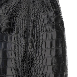 Ermanno Scervino Coconut Print Sheath Skirt With Lace