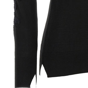 Ermanno Scervino High Neck With Lace Inserts