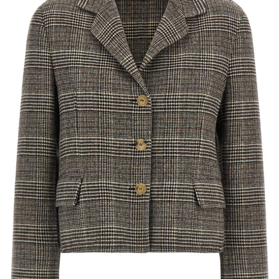 Ermanno Scervino Blazer Cropped Check