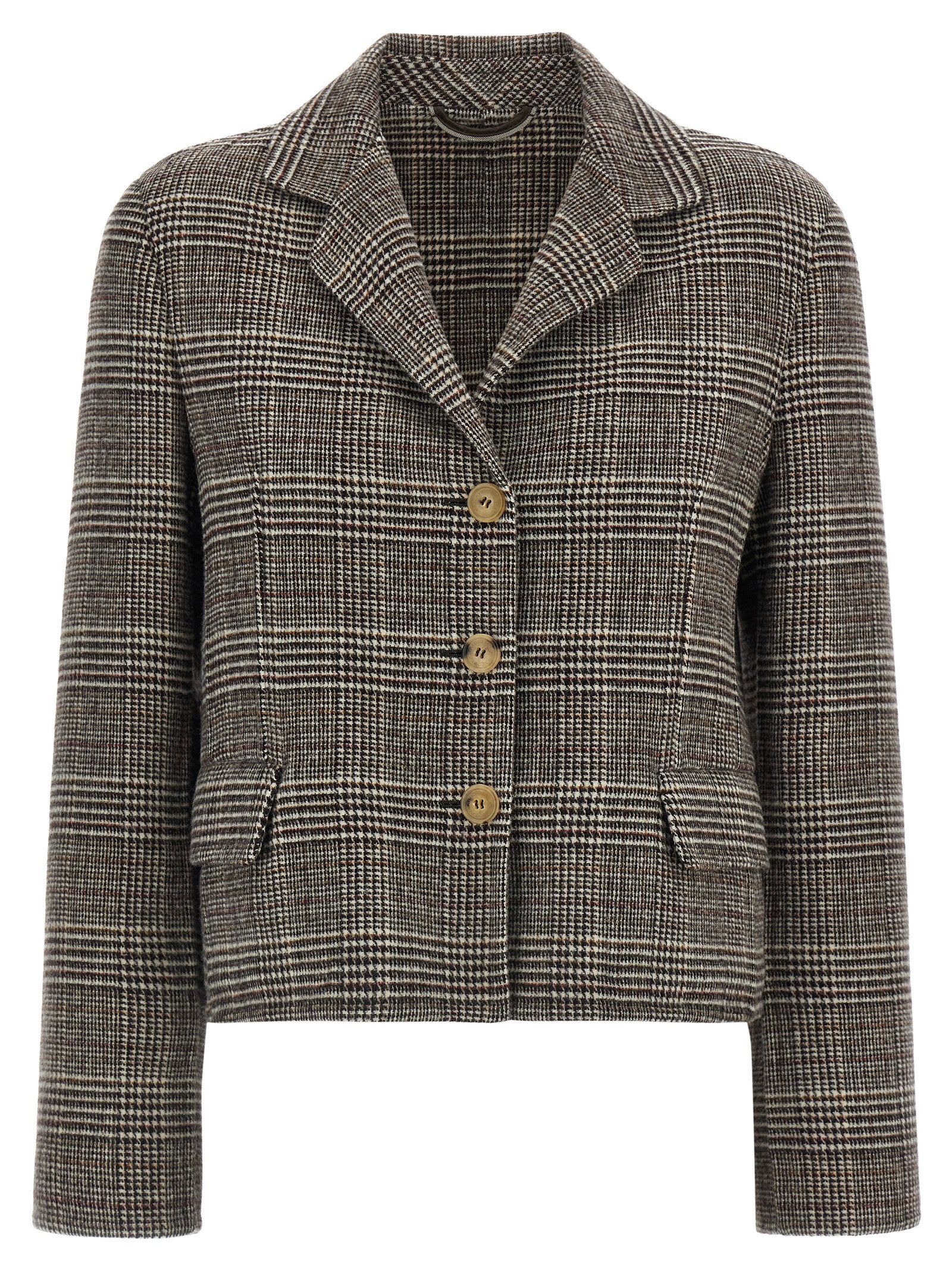 Ermanno Scervino Blazer Cropped Check