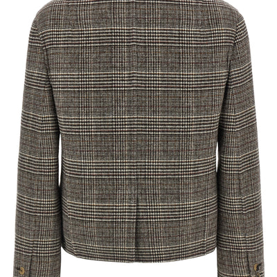 Ermanno Scervino Blazer Cropped Check