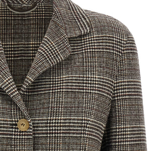Ermanno Scervino Blazer Cropped Check