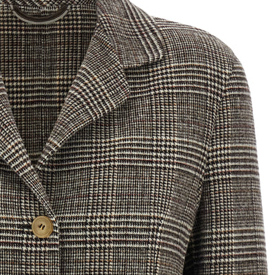 Ermanno Scervino Blazer Cropped Check