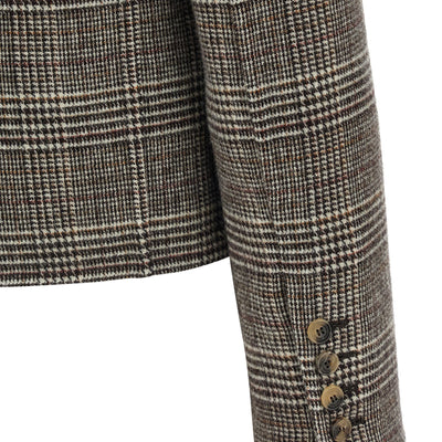Ermanno Scervino Blazer Cropped Check