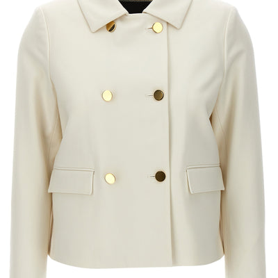 Kiton Cropped Double-breasted Jacket