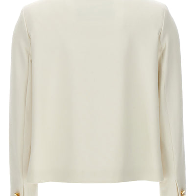 Kiton Cropped Double-breasted Jacket