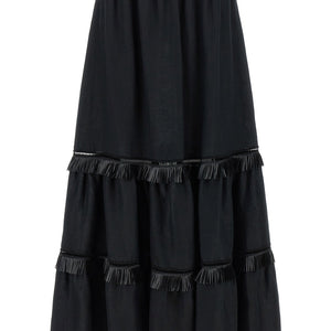 Kiton Fringed Skirt