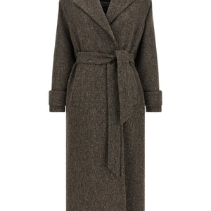 Kiton Chevron Wool Coat