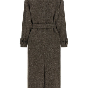 Kiton Chevron Wool Coat