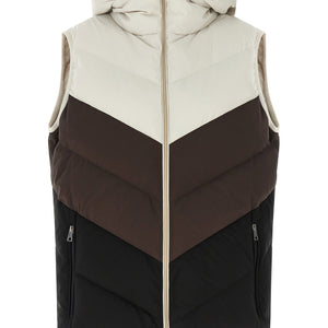Kiton Chevron Stitching Padded Vest