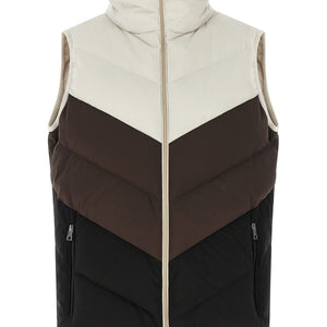 Kiton Chevron Stitching Padded Vest