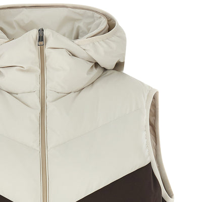 Kiton Chevron Stitching Padded Vest