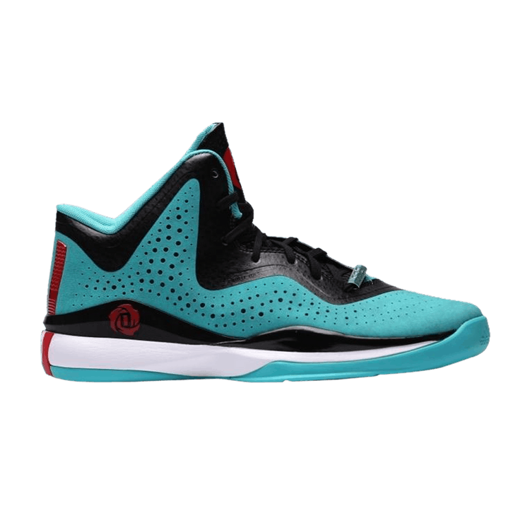 adidas D Rose 773 III Vivid Mint F14 Scarlet Core Black