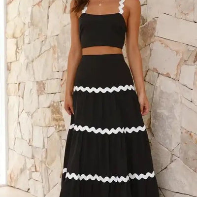 Leh Summer Set of Top with Skirt