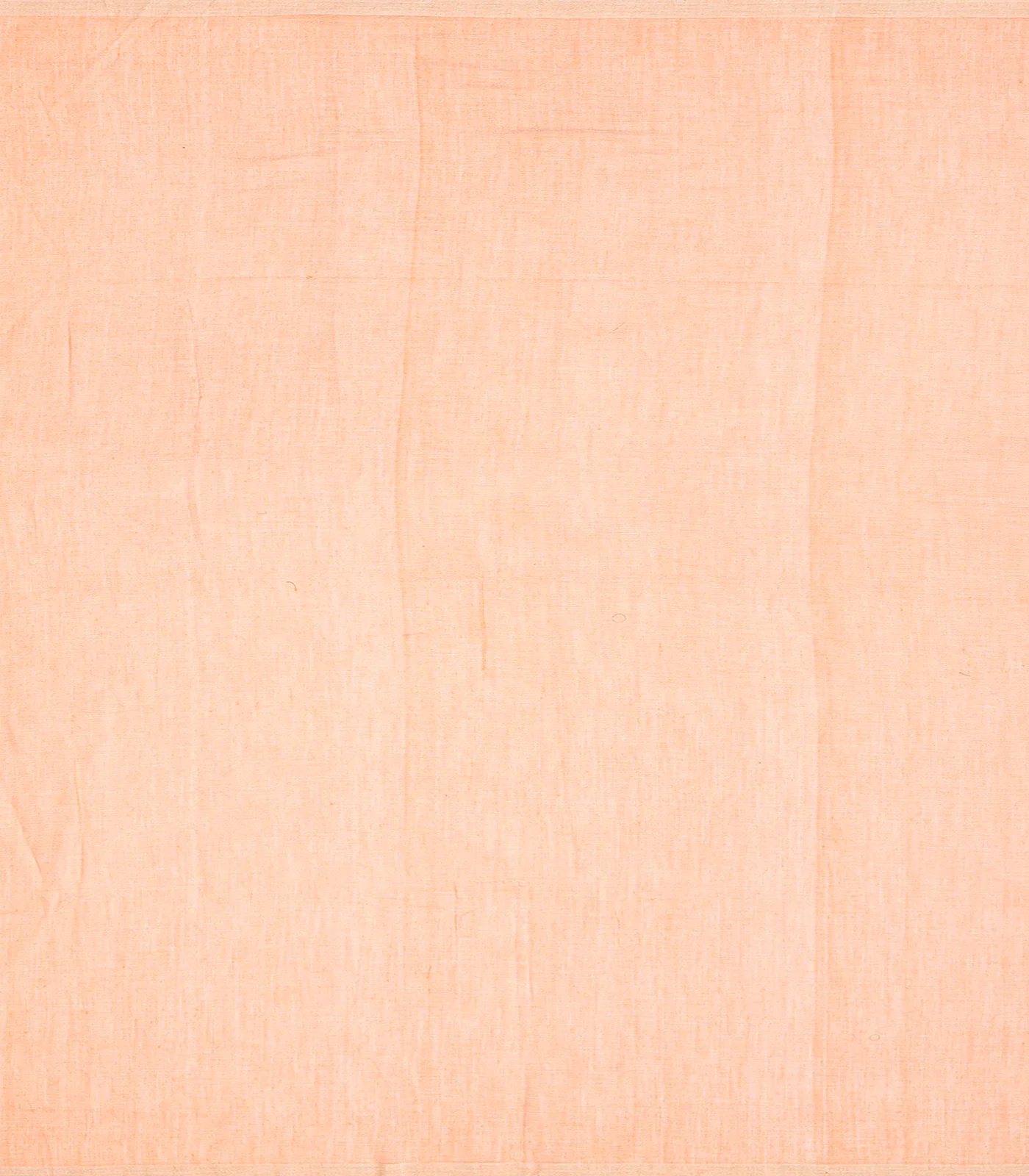 Light Peach Handloom Dhakai Cotton Saree With Floral Motifs-Light Peach