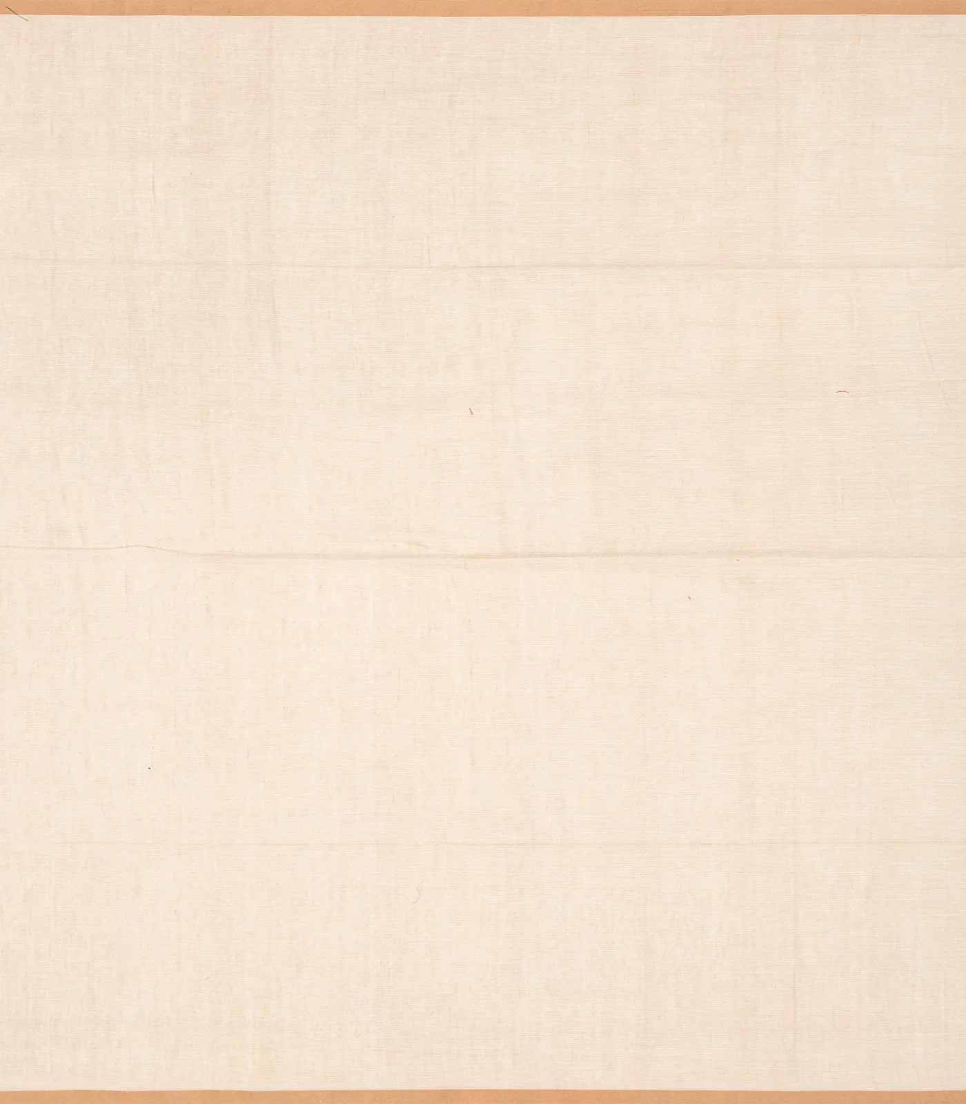 Cream Handloom Dhakai Cotton Saree With Floral Motifs-Cream