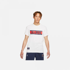 Nike | PSG WOODMARK WHITE T-SHIRT