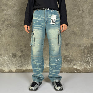 Crackle Cargo-Indigo Tint