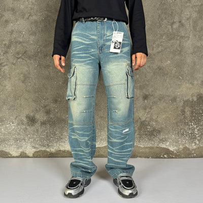 Crackle Cargo-Indigo Tint