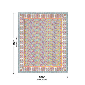 Fresh & Frisky Colourful Pure Cotton King Size Bedsheet