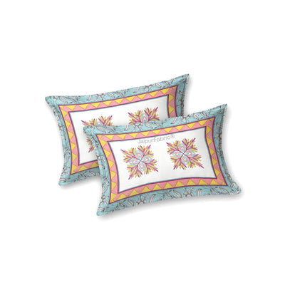 Fresh & Frisky Colourful Pure Cotton King Size Bedsheet