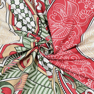 Cosmic Kolam Coral Pink Double Bedsheet