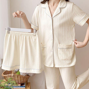 Paula 3 Pc Set Cotton Nightsuits