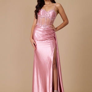 Dylan & Davids Long Corset Sexy Prom Dress