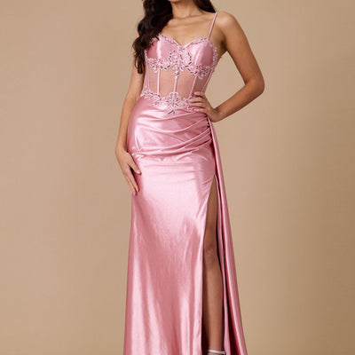 Dylan & Davids Long Corset Sexy Prom Dress