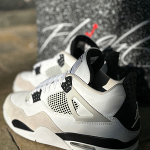 Nike Air Jordan 4 Retro White/Black-Neutral Grey