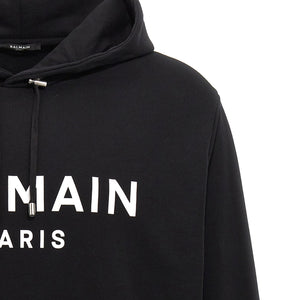 Balmain Logo Print Hoodie