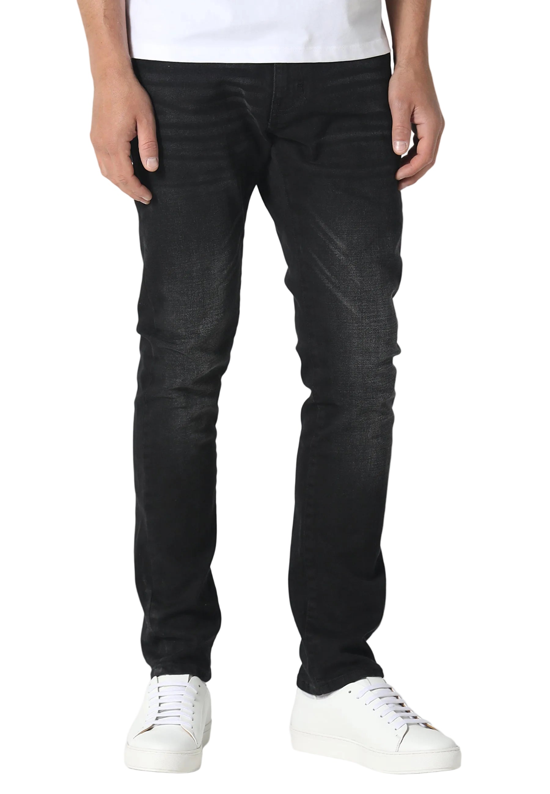 883 Police TODD 935 Dino Slim Fit Black Jeans