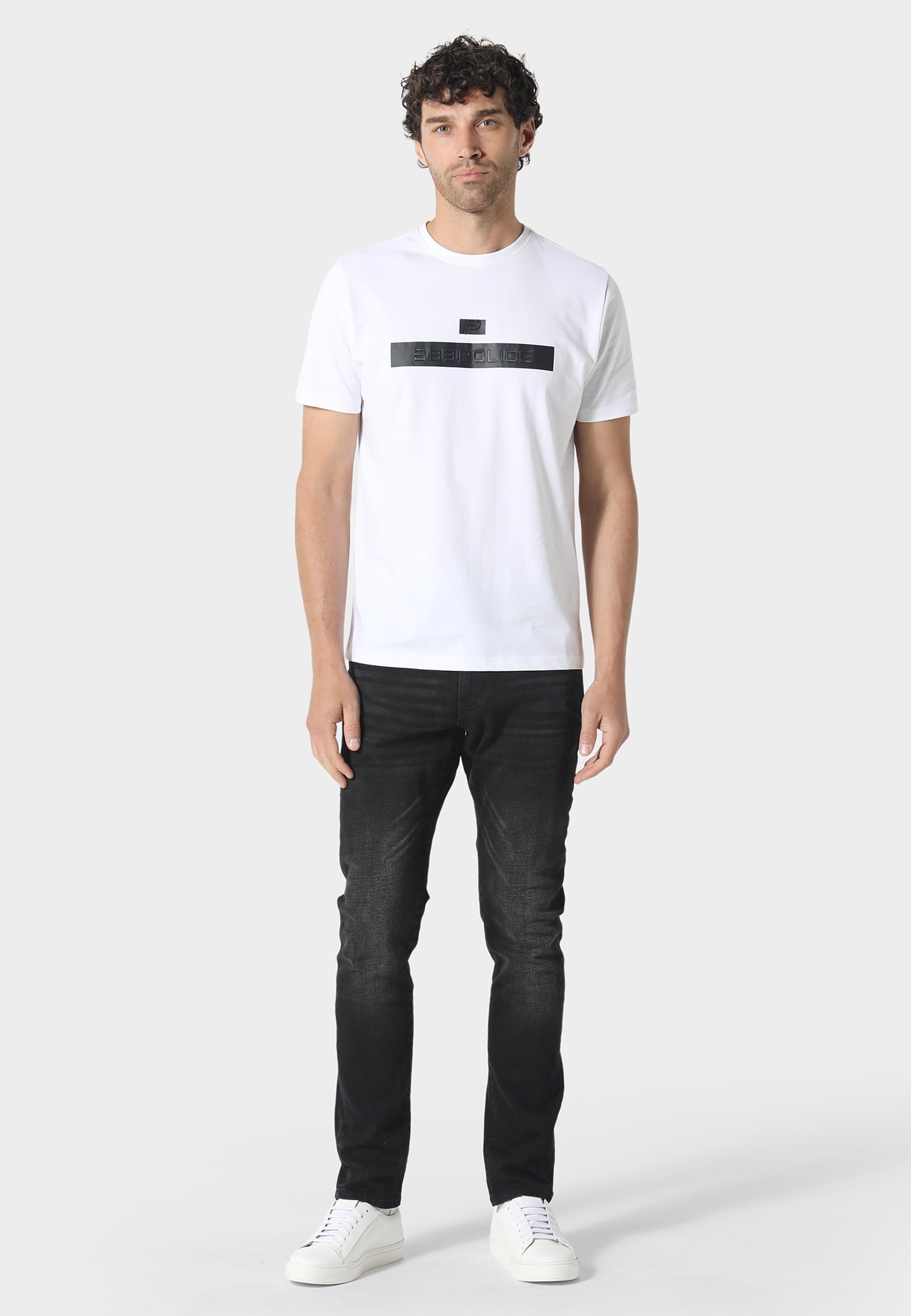 883 Police TODD 935 Dino Slim Fit Black Jeans