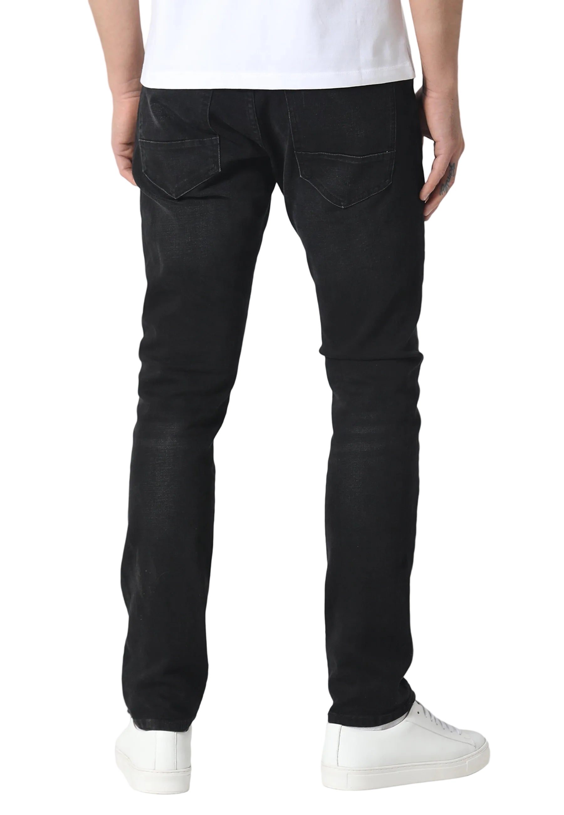 883 Police TODD 935 Dino Slim Fit Black Jeans