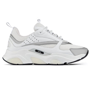 Dior B22 White Reflective Calfskin Trainer