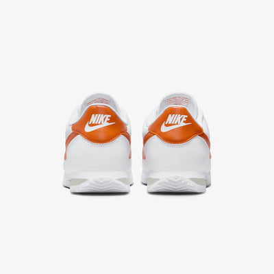 Nike | CORTEZ  { WHITE/CAMPFIRE ORANGE-JADE HORIZON