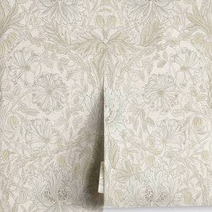 Pure Honeysuckle & Tulip Wallpaper by Morris & Co.