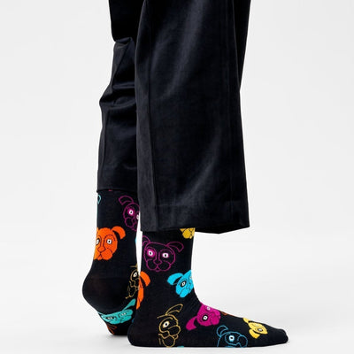 Happy Socks Unisex Dog Crew Length Socks for Women and Men