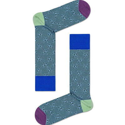 Happy Socks Dressed Laika Crew Length Socks for Men