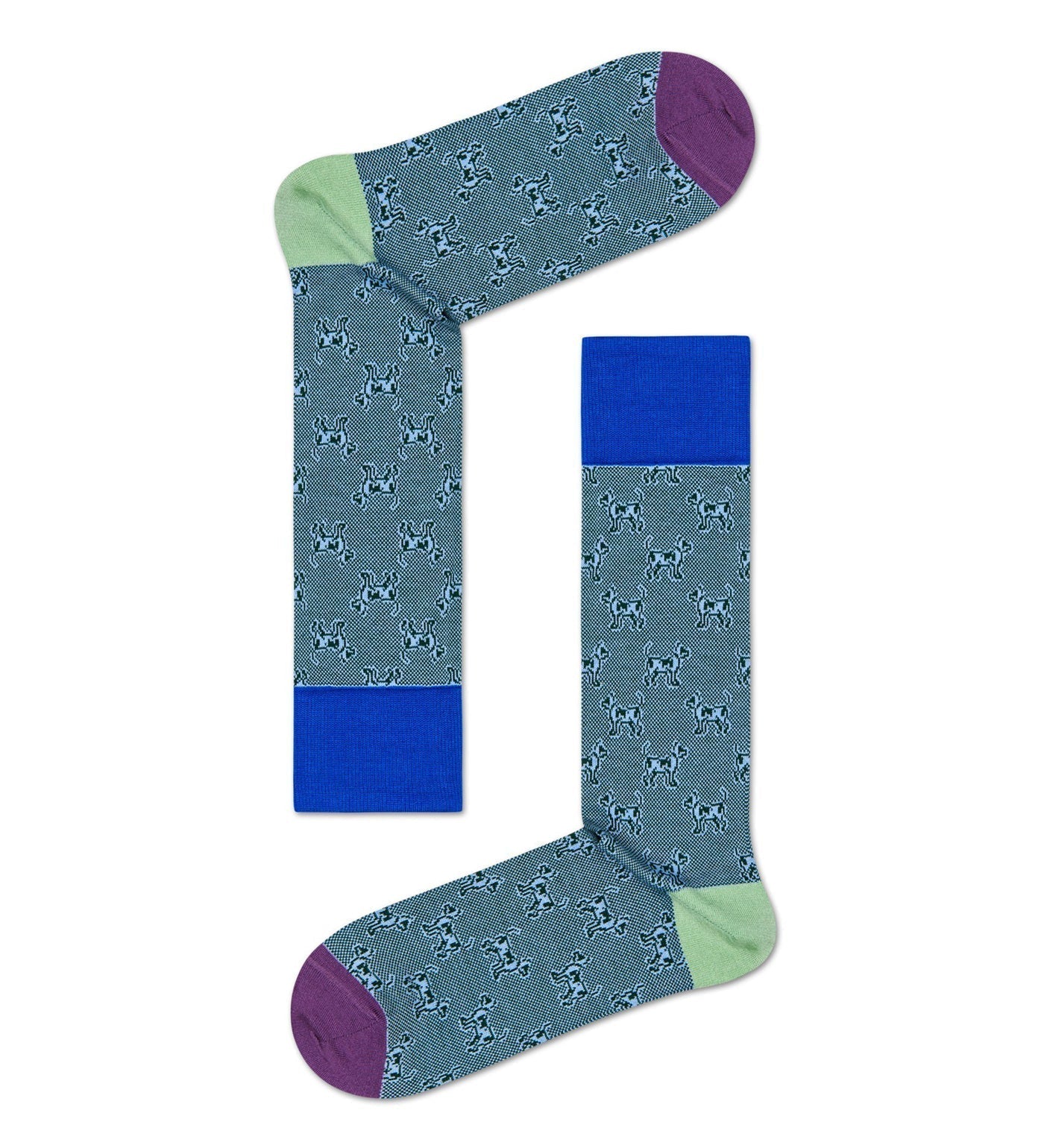Happy Socks Dressed Laika Crew Length Socks for Men