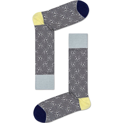 Happy Socks Dressed Laika Tribute Crew Length Socks for Men