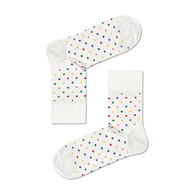 Happy Socks Unisex Dot Calf Length Socks for Women and Men