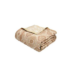 Reversible Quilt Rajai with Golden Corn Dual-Design Print for Stylish Bedrooms