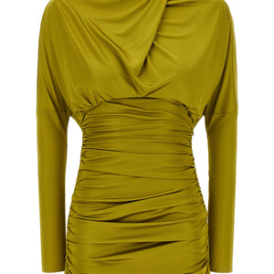 Balmain Draped Mini Dress