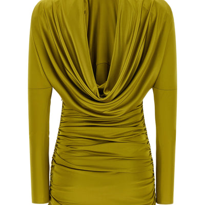 Balmain Draped Mini Dress