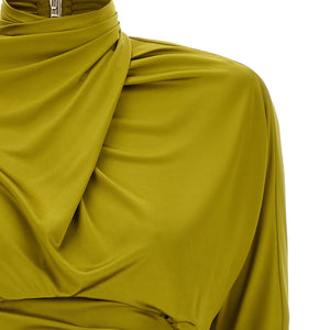 Balmain Draped Mini Dress