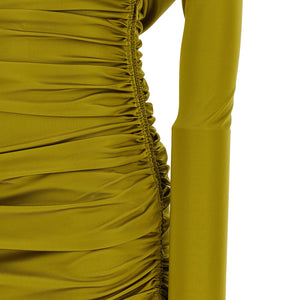 Balmain Draped Mini Dress