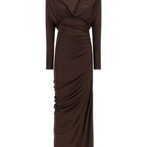 Balmain Draped Jersery Dress
